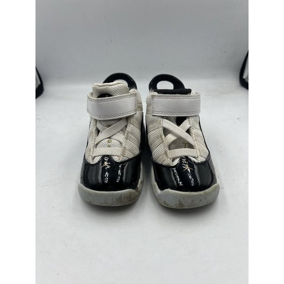 Michael Jordan Nike Air Jordan 6 Rings TD Size 5C White Metallic Gold CW6997 100 - Picture 5 of 7